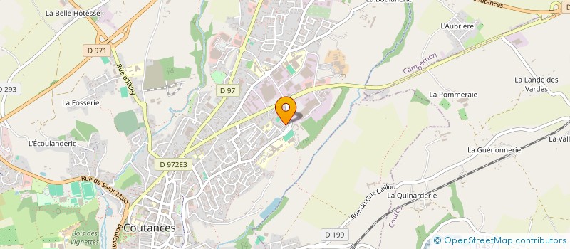 localisation de l'entreprise MONSIEUR CEDRIC MAHAUT  COUTANCES