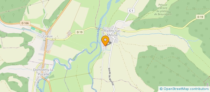 localisation de l'entreprise MONSIEUR CEDRIC MAILLAN  MAXEY-SUR-MEUSE