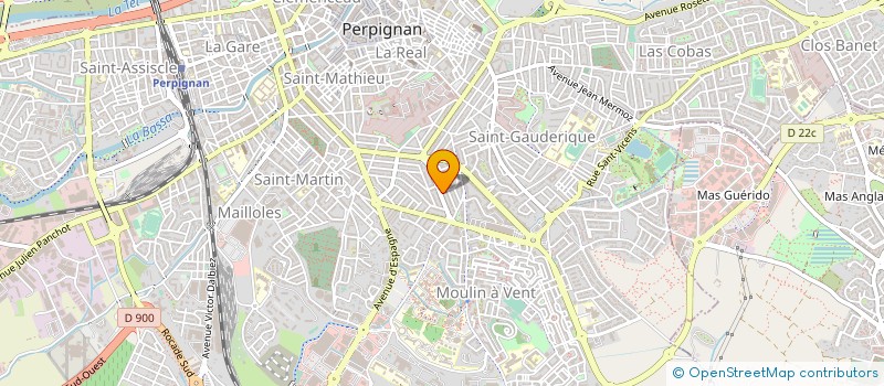 localisation de l'entreprise MONSIEUR CEDRIC MAIN  PERPIGNAN