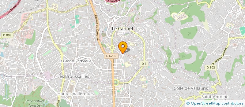 localisation de l'entreprise MONSIEUR CEDRIC MAINGRE  LE CANNET