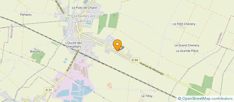 localisation de l'entreprise MONSIEUR CEDRIC MAINGUEUX à CORBEILLES