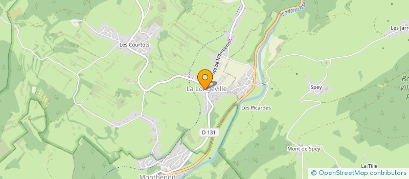 localisation de l'entreprise MONSIEUR CEDRIC MAINIER  LA LONGEVILLE