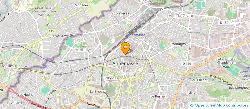 localisation de l'entreprise MONSIEUR CEDRIC MALANDRE à ANNEMASSE