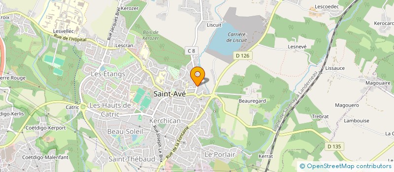 localisation de l'entreprise MONSIEUR CEDRIC MALLAURAN  SAINT-AVE