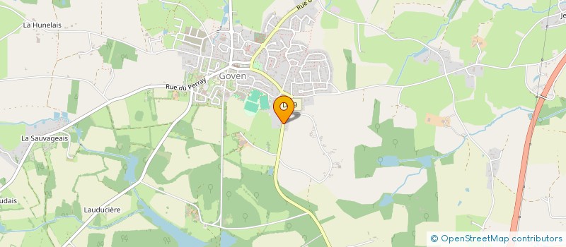 localisation de l'entreprise MONSIEUR CEDRIC MALVOISIN  GOVEN