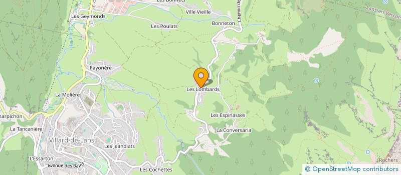 localisation de l'entreprise MONSIEUR CEDRIC MANEVAL  VILLARD-DE-LANS