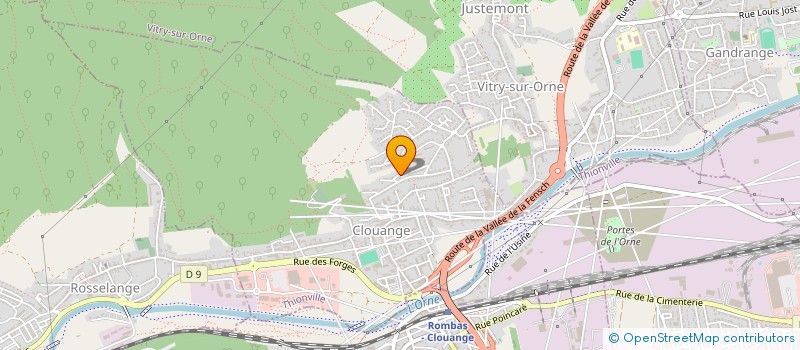 localisation de l'entreprise MONSIEUR CEDRIC MANGIULLO  CLOUANGE