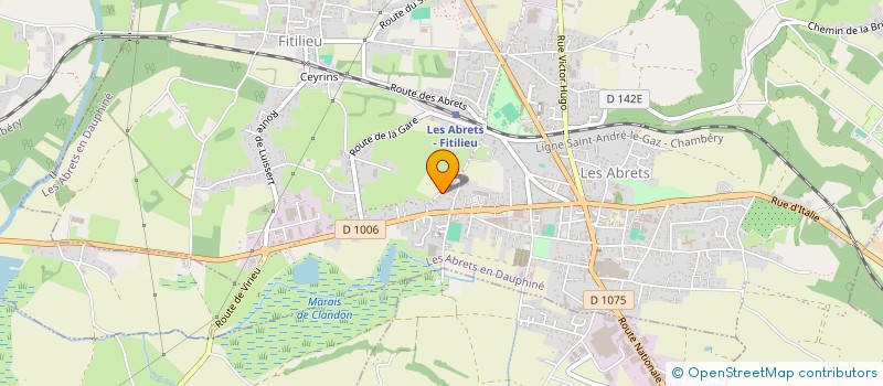 localisation de l'entreprise MONSIEUR CEDRIC MANSUY  LES ABRETS-EN-DAUPHINE