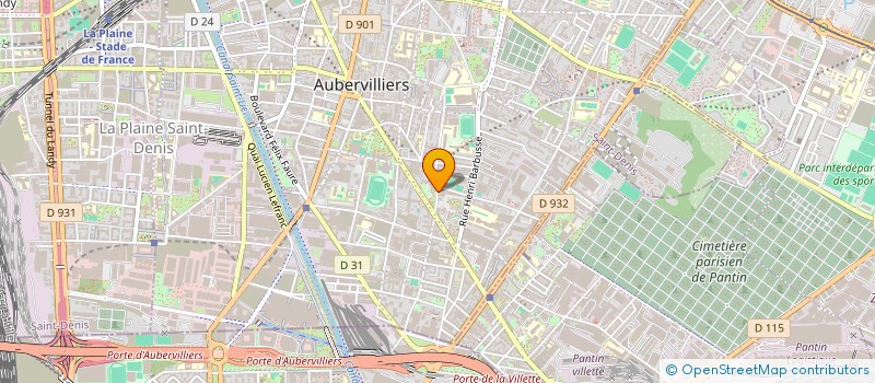 localisation de l'entreprise MONSIEUR CEDRIC MANSY à AUBERVILLIERS