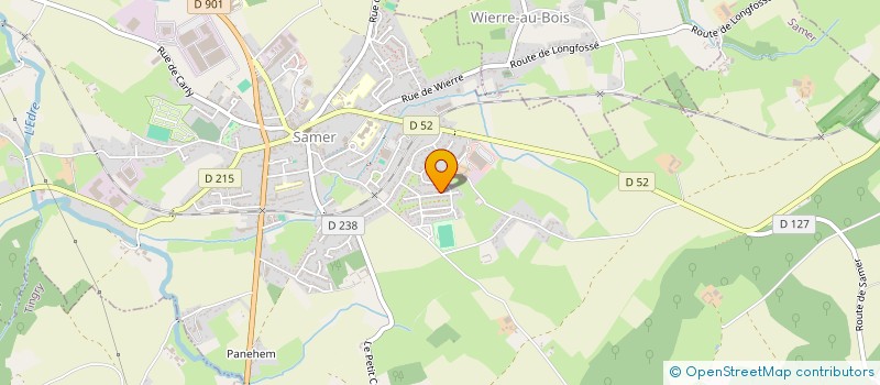 localisation de l'entreprise MONSIEUR CEDRIC MAQUINGHEN  SAMER