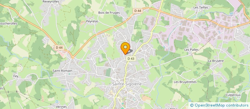 localisation de l'entreprise MONSIEUR CEDRIC MARCELLIER  SAINTE-SIGOLENE