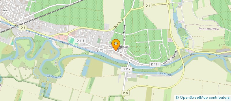 localisation de l'entreprise MONSIEUR CEDRIC MARCELOT  AVENAY VAL D'OR