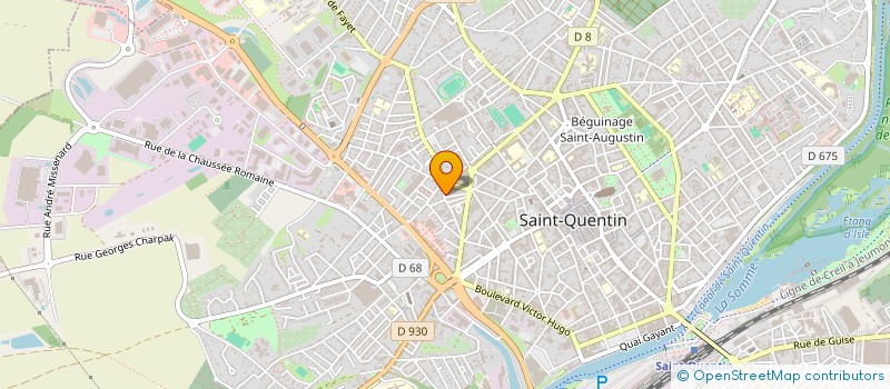 localisation de l'entreprise MONSIEUR CEDRIC MARCHAND à SAINT-QUENTIN