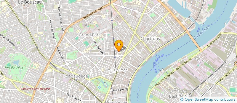 localisation de l'entreprise MONSIEUR CEDRIC MARCHE  BORDEAUX