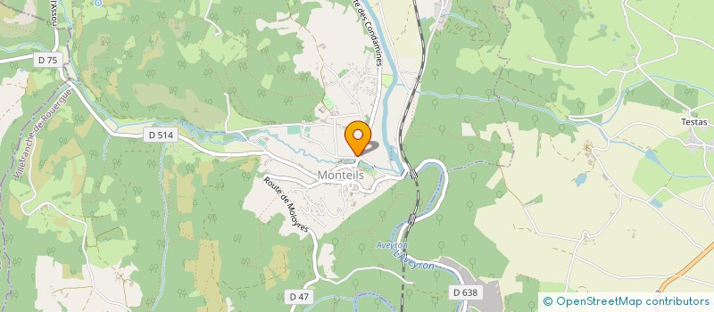 localisation de l'entreprise MONSIEUR CEDRIC MARCIANO-PRECHNER  MONTEILS