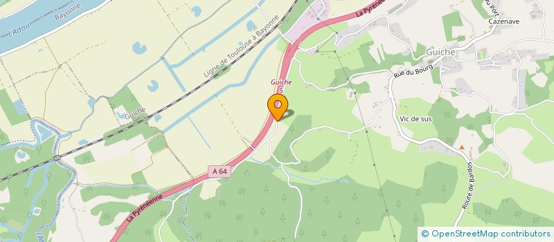 localisation de l'entreprise MONSIEUR CEDRIC MARCO-DETCHART  GUICHE