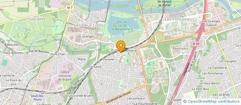 localisation de l'entreprise MONSIEUR CEDRIC MARECHAUX  TOURS