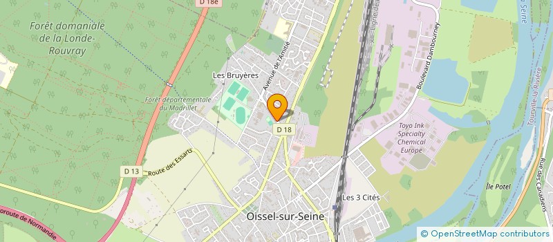 localisation de l'entreprise MONSIEUR CEDRIC MARETTE  OISSEL