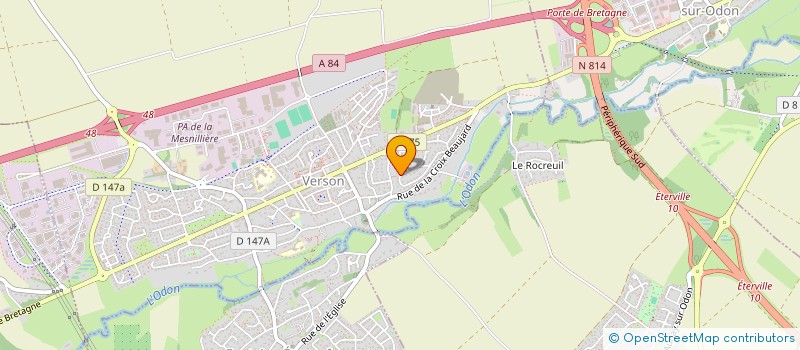 localisation de l'entreprise MONSIEUR CEDRIC MARIE  VERSON