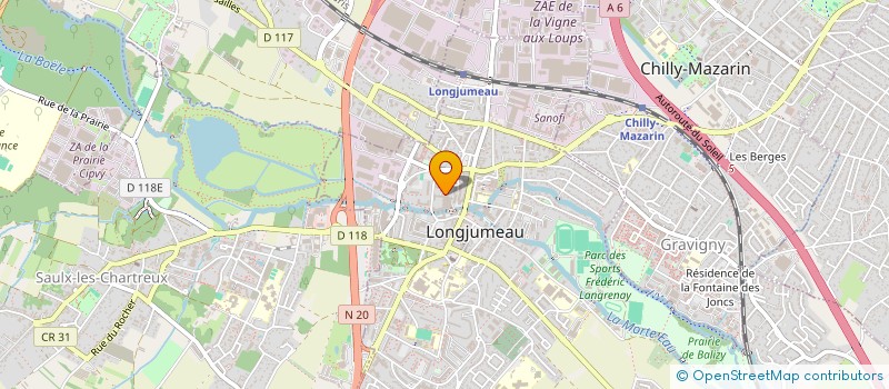 localisation de l'entreprise MONSIEUR CEDRIC MARIE ANGELIQUE à LONGJUMEAU