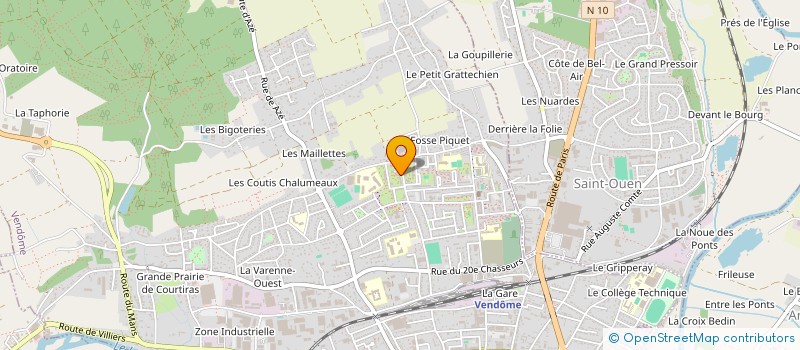 localisation de l'entreprise MONSIEUR CEDRIC MARIE ROSE  VENDOME