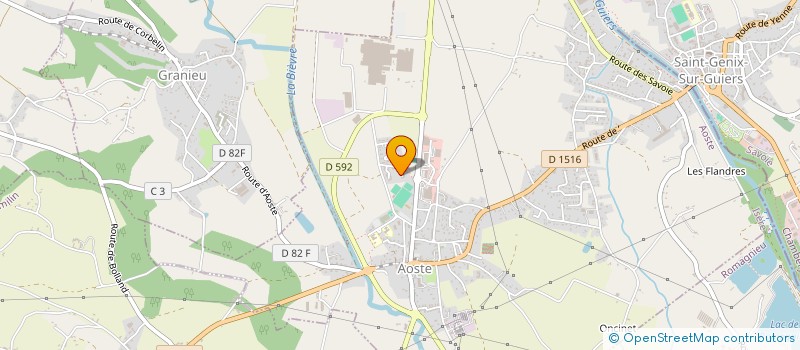 localisation de l'entreprise MONSIEUR CEDRIC MARIN  AOSTE