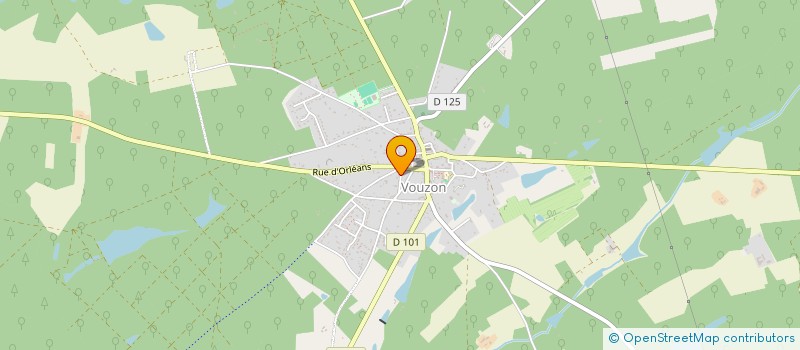 localisation de l'entreprise MONSIEUR CEDRIC MARLIN  VOUZON