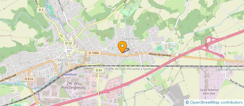 localisation de l'entreprise MONSIEUR CEDRIC MARMOUNIER à DAGNEUX