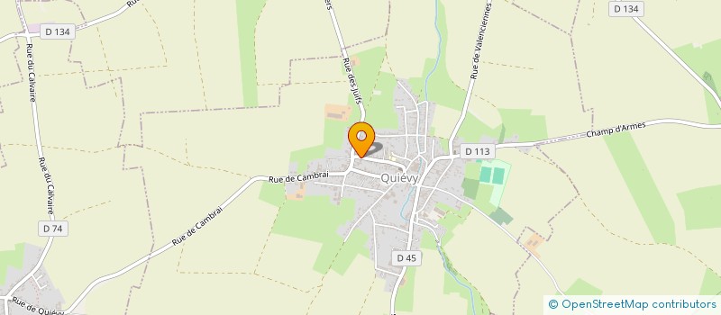 localisation de l'entreprise MONSIEUR CEDRIC MARONET  QUIEVY