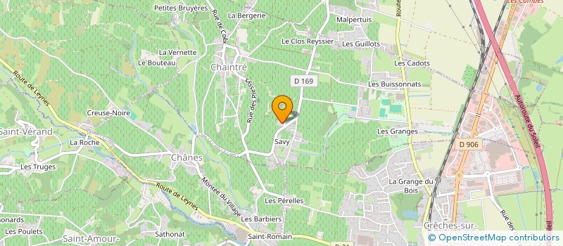 localisation de l'entreprise MONSIEUR CEDRIC MARTIN  CHANES