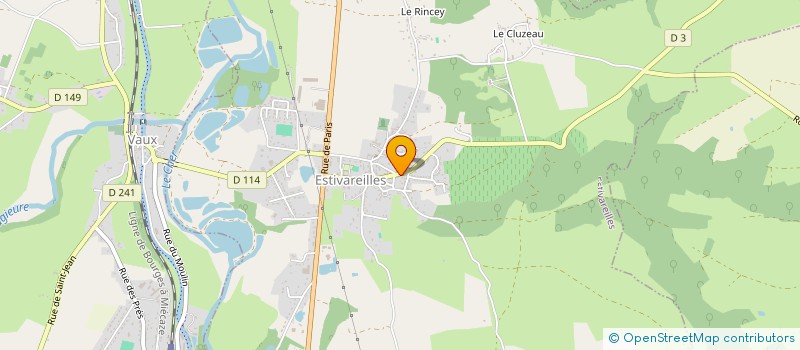 localisation de l'entreprise MONSIEUR CEDRIC MARTIN  ESTIVAREILLES