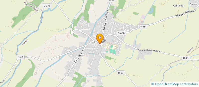 localisation de l'entreprise MONSIEUR CEDRIC MARTIN à LHERM