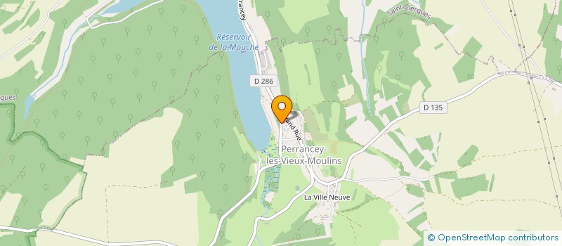 localisation de l'entreprise MONSIEUR CEDRIC MARTIN à PERRANCEY-LES-VIEUX-MOULINS