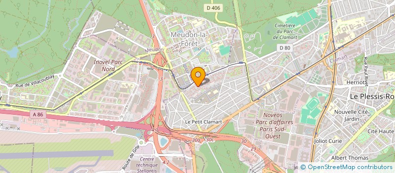 localisation de l'entreprise MONSIEUR CEDRIC MARTIN à CLAMART