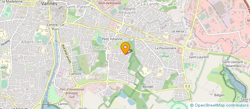 localisation de l'entreprise MONSIEUR CEDRIC MARTINEAU à VANNES