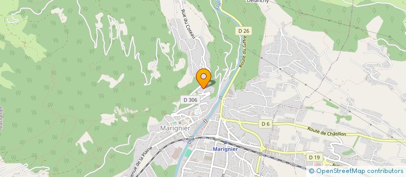 localisation de l'entreprise MONSIEUR CEDRIC MARTINET  MARIGNIER