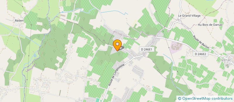 localisation de l'entreprise MONSIEUR CEDRIC MARTINEZ  LA LANDE-DE-FRONSAC