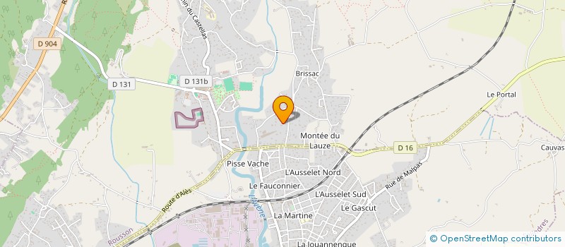 localisation de l'entreprise MONSIEUR CEDRIC MARTINEZ  ROUSSON