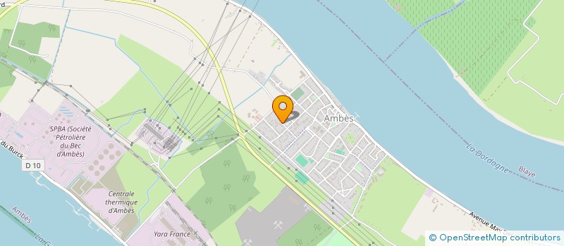 localisation de l'entreprise MONSIEUR CEDRIC MARTINEZ Y BAULO  AMBES