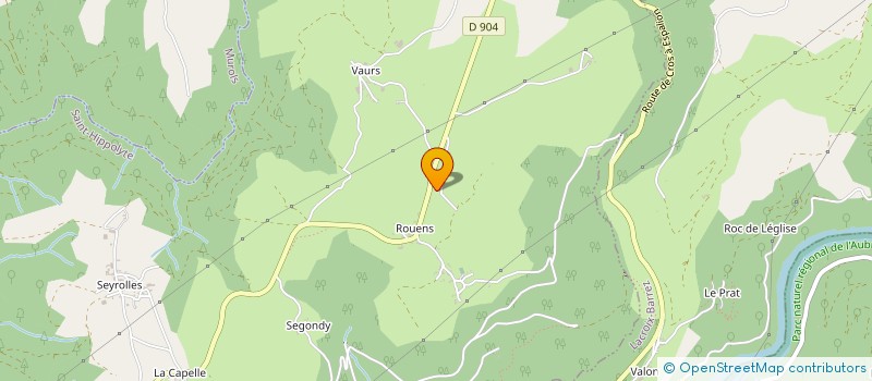 localisation de l'entreprise MONSIEUR CEDRIC MARTY  SAINT-HIPPOLYTE