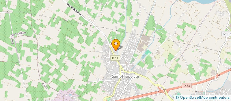 localisation de l'entreprise MONSIEUR CEDRIC MASSE  SAINT-HIPPOLYTE