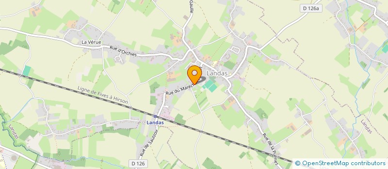 localisation de l'entreprise MONSIEUR CEDRIC MASSEZ  LANDAS
