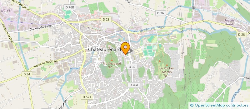 localisation de l'entreprise MONSIEUR CEDRIC MASSON-FAUCHIER  CHATEAURENARD