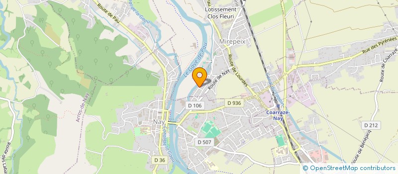 localisation de l'entreprise MONSIEUR CEDRIC MASSOT  LESTELLE-BETHARRAM