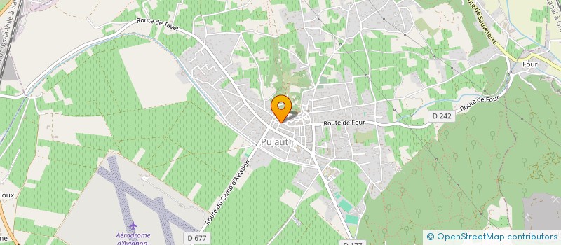 localisation de l'entreprise MONSIEUR CEDRIC MASSOT à PUJAUT