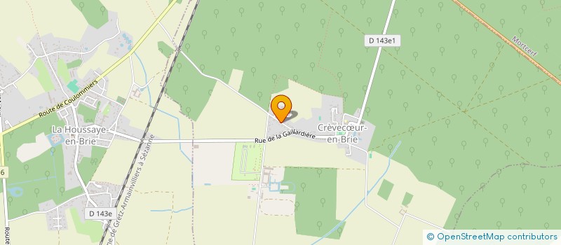 localisation de l'entreprise MONSIEUR CEDRIC MATHIAS  CREVECUR-EN-BRIE