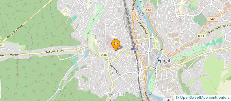 localisation de l'entreprise MONSIEUR CEDRIC MATHIEU à EPINAL