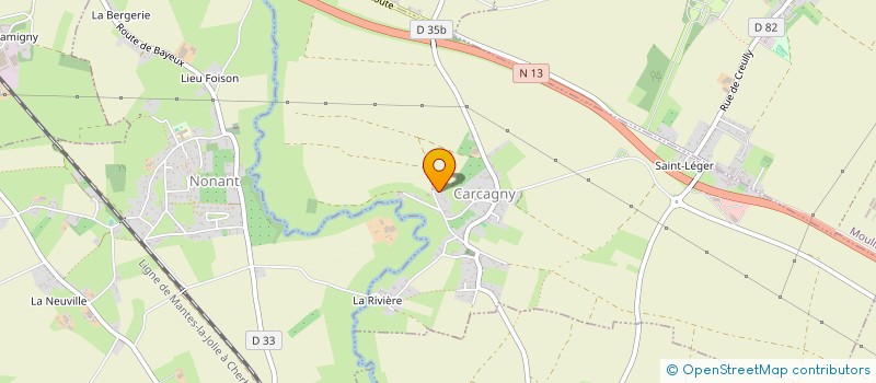 localisation de l'entreprise MONSIEUR CEDRIC MAUBANC  CARCAGNY