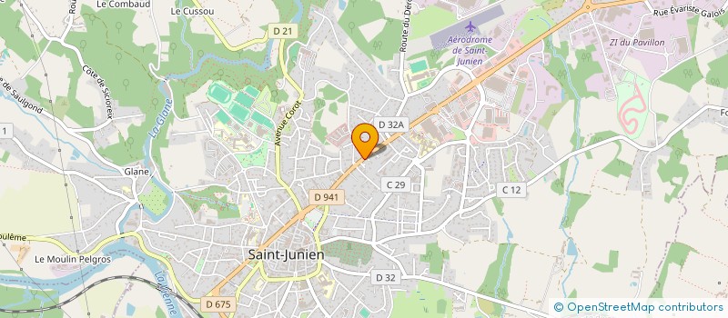 localisation de l'entreprise MONSIEUR CEDRIC MAUPIN à SAINT-JUNIEN