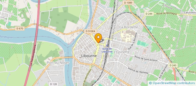 localisation de l'entreprise MONSIEUR CEDRIC MAURICE à LIBOURNE
